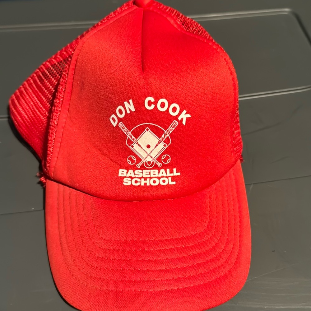 Don cook baseball school hat